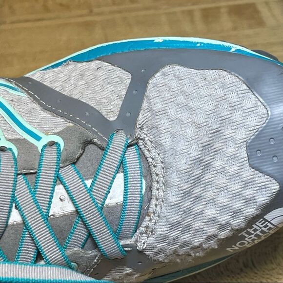 North Face Ultra TR Running Shoes Vibram hiking Athletic Sneakers Size 6 Blue - Picture 9 of 11